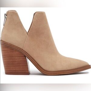 Vince Camuto Beige Ankle Booties